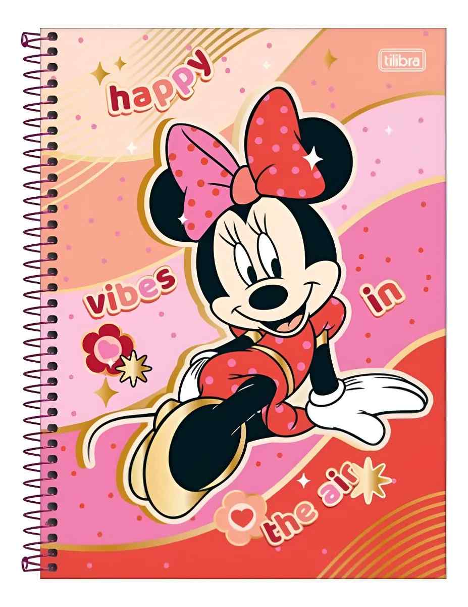 CADERNO 10X1 MINIE MET